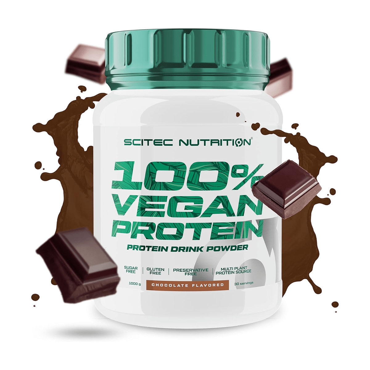 Scitec Nutrition - 100% Vegan Protein (1000 gram - Chocolate)