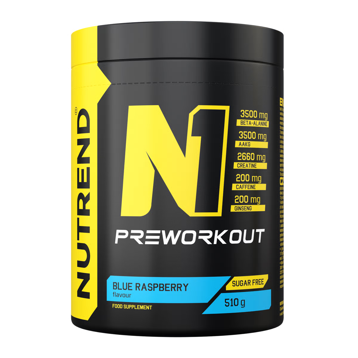 Nutrend - N1 Pre Workout (510 grammes - Blue Raspberry)