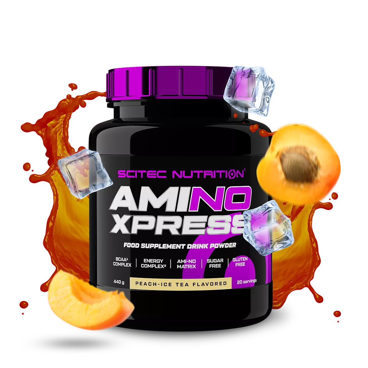 Scitec Nutrition - Ami-NO Xpress (440 grammes - Peach/Ice Tea)