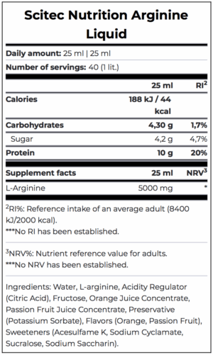 scitec-nutrition-arginine-liquid-supplement-facts