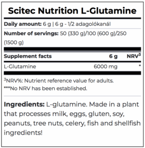 scitec-nutrition-l-glutamine-supplement-facts