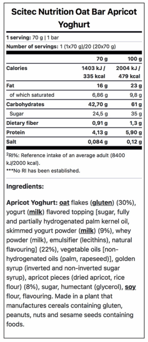 scitec-nutrition-oat-bar-apricot-yoghurt-supplement-facts