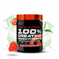Scitec Nutrition - 100% Creatine Monohydrate (300 gram - Strawberry/Green Tea)